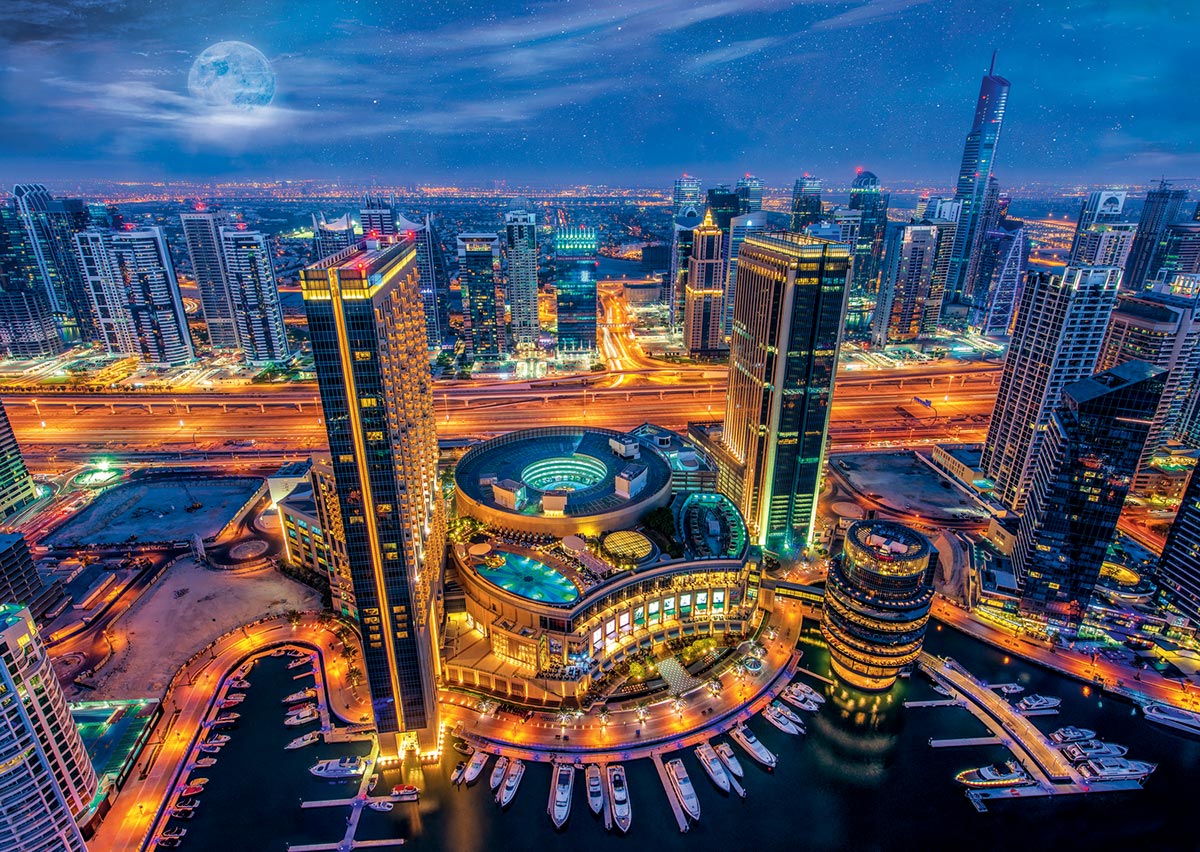 Lights Of Dubai Travel Jigsaw Puzzle