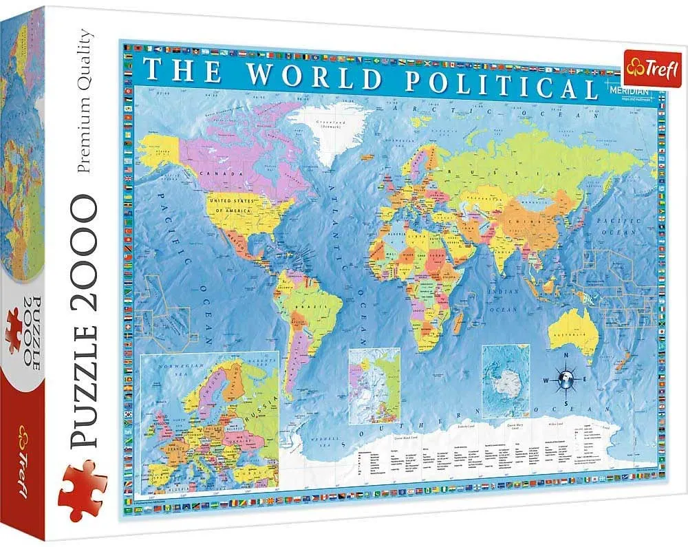 Political Map Of The World - Scratch and Dent