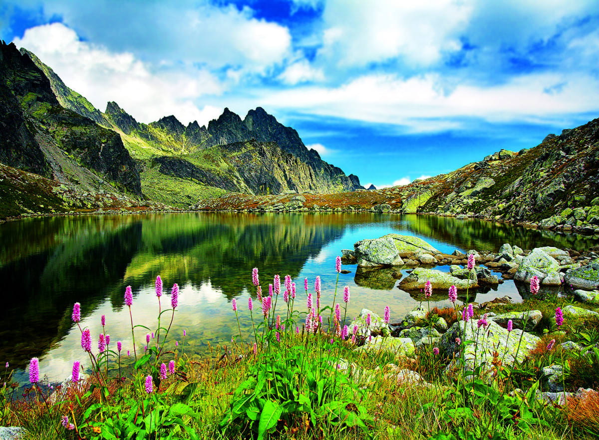 Starolesnianski Pond, Tatras, Slovakia Landscape