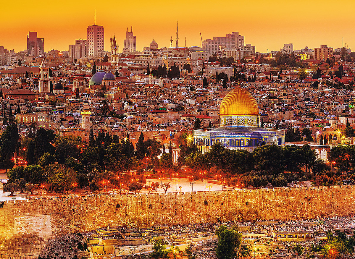 The Roofs of Jerusalem Travel Jigsaw Puzzle