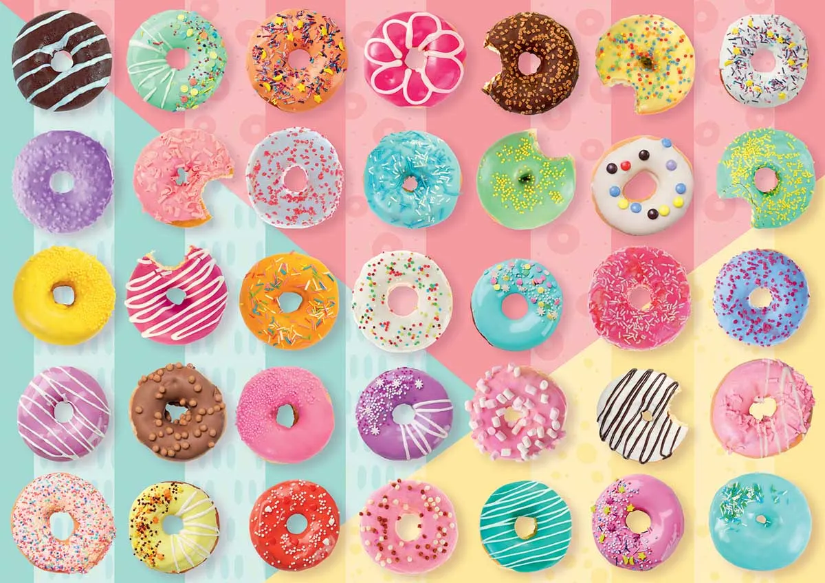 Sweet Donuts Collage