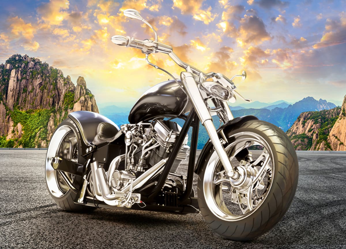 Black Motorcycle - Scratch and Dent Vehicles