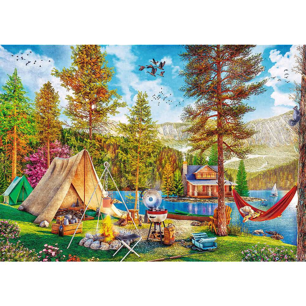 Premium Plus Summertime relax 2x 500 pc Puzzles
