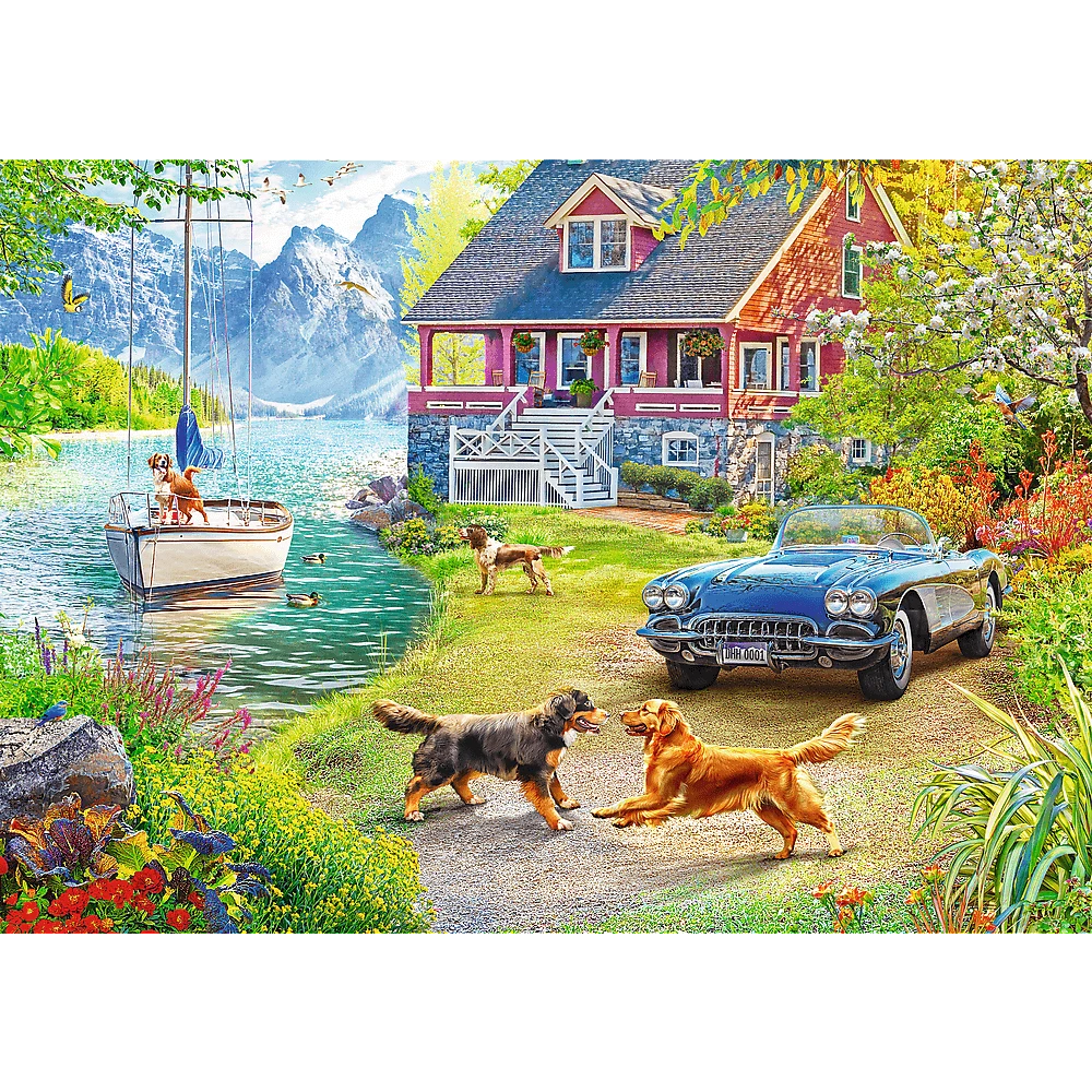 Premium Plus Summertime relax 2x 500 pc Puzzles
