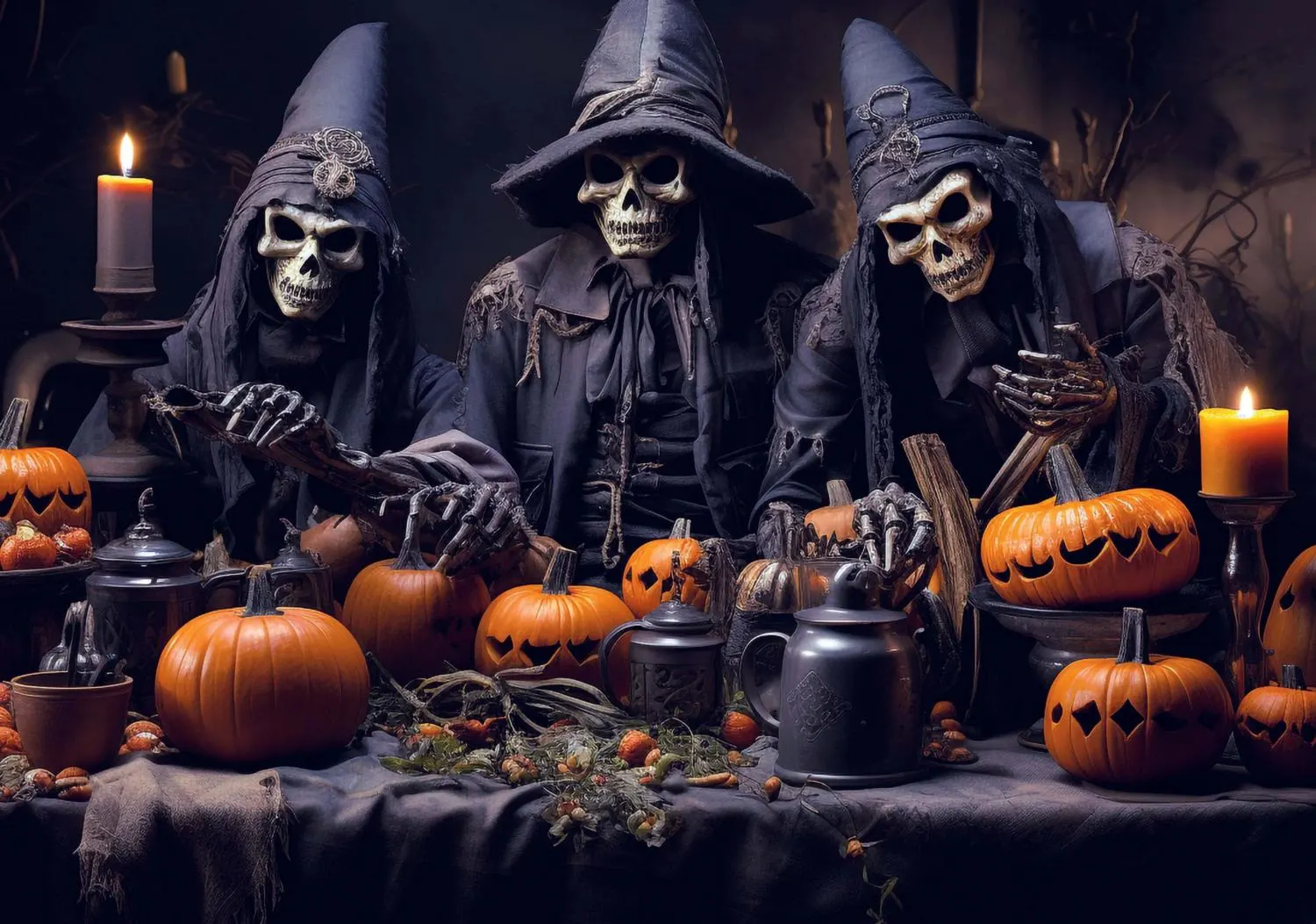 Halloween Scary Skeletons Halloween