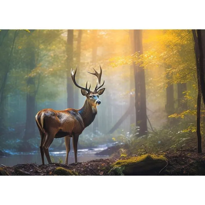 Nature Buck in the Forrest Forest Animal