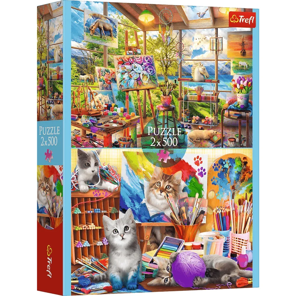 Trefl The Art of Painting 2x500 Piece Puzzle