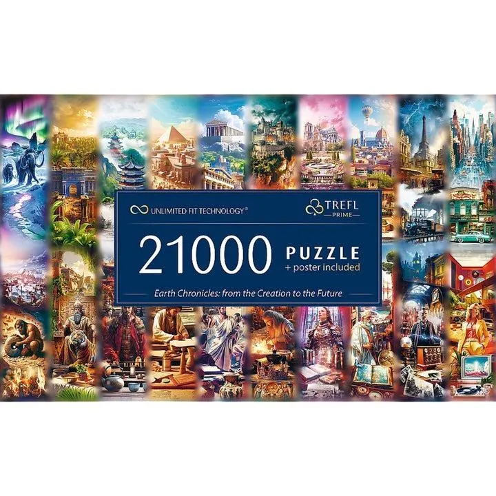 Earth Chronicles: Creation to Future  21000 pc Puzzle Travel