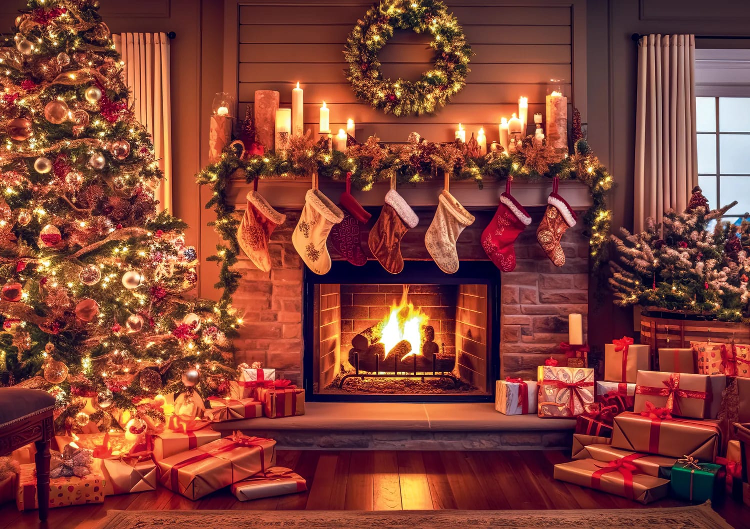 Trefl Red Holiday Greeting A Warm Winter Night