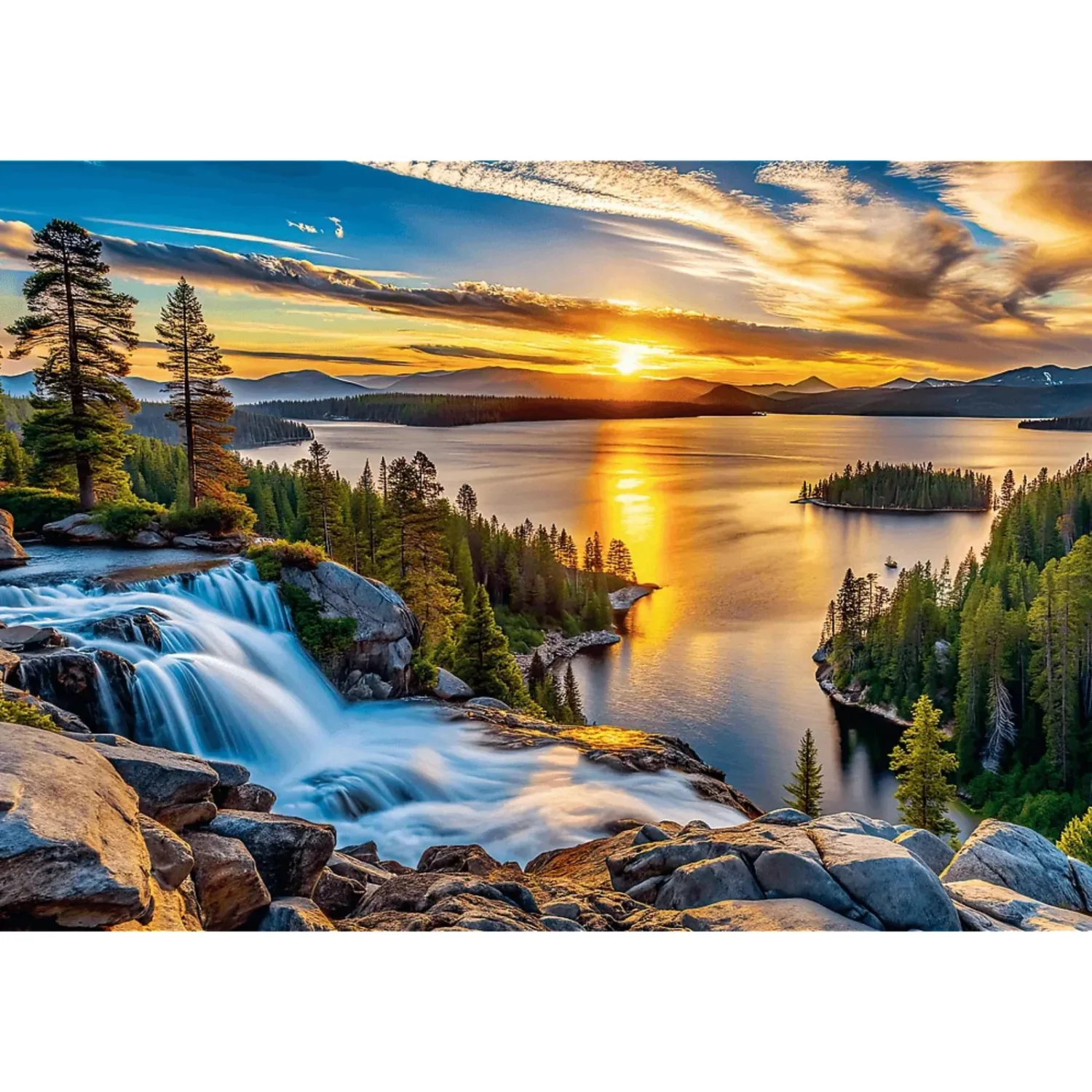 Trefl Red Lake Tahoe Sunset