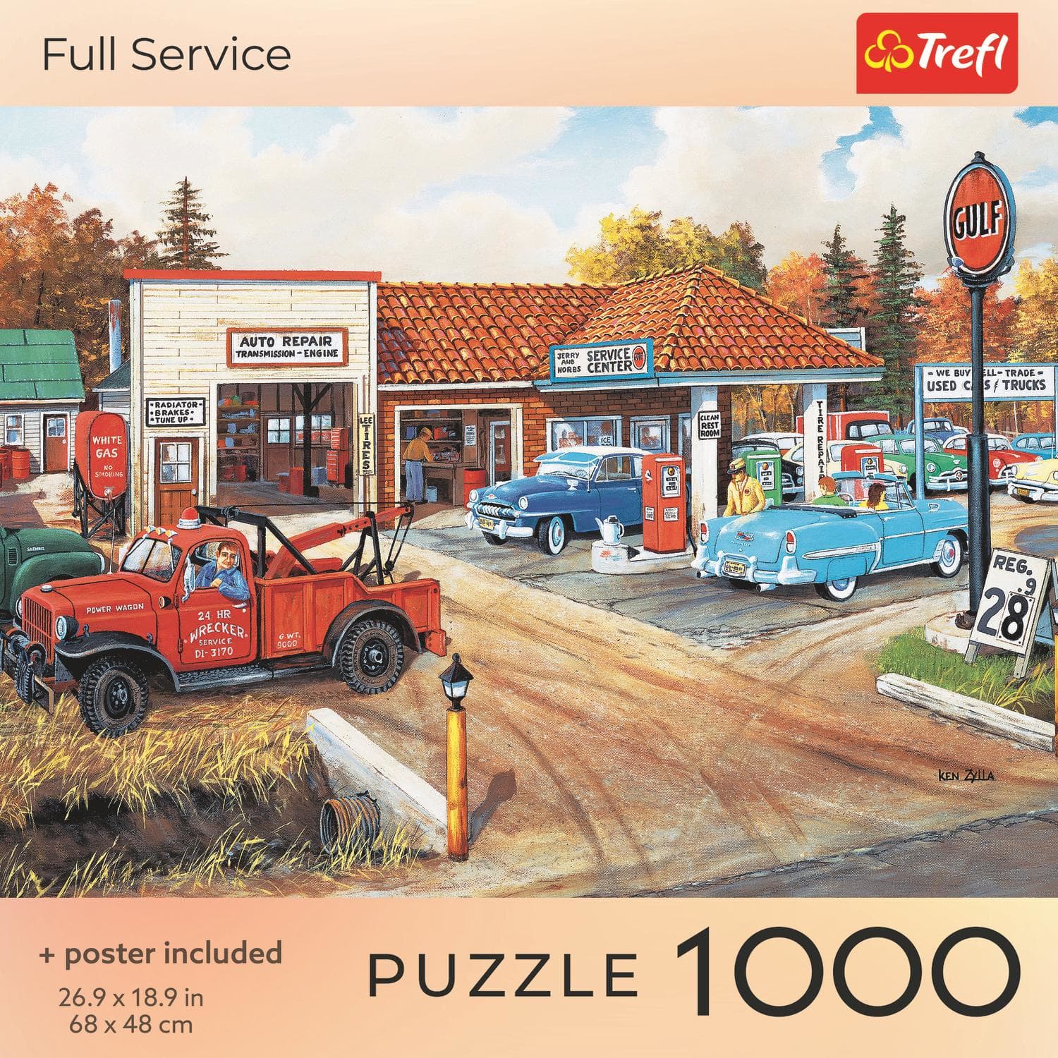 Red Full Service Nostalgic & Retro