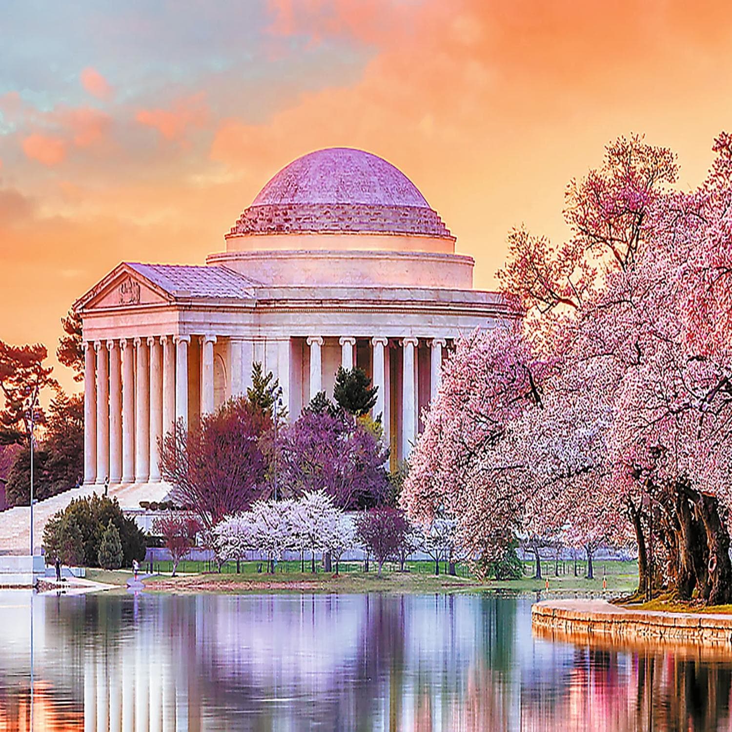 Red Jefferson Memorial