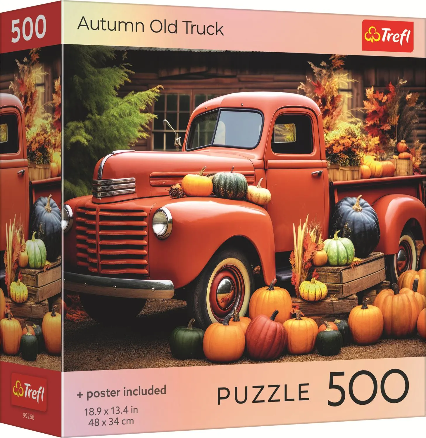 Trefl Red Autumn Old Truck
