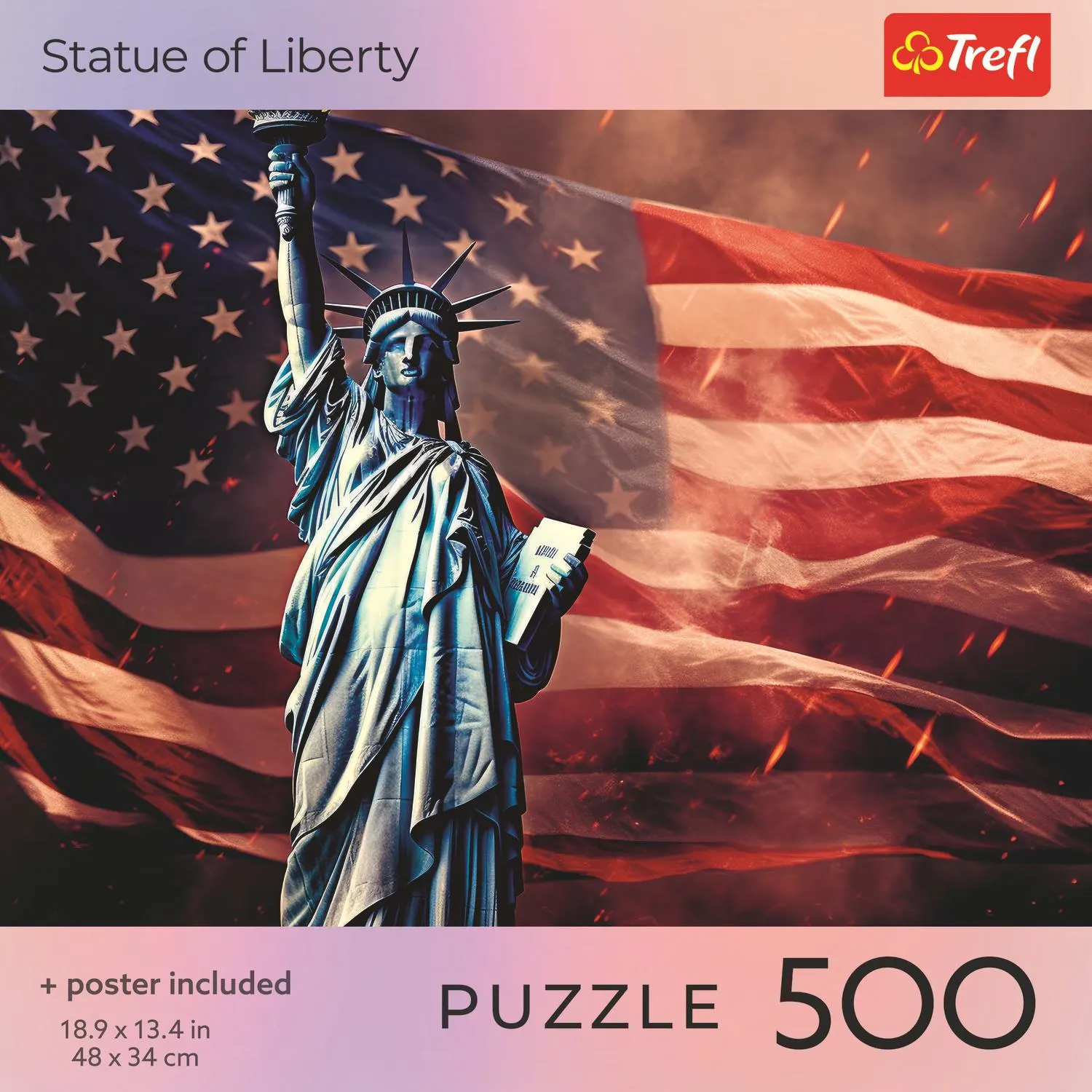 Trefl Red Statue of Liberty  Patriotic