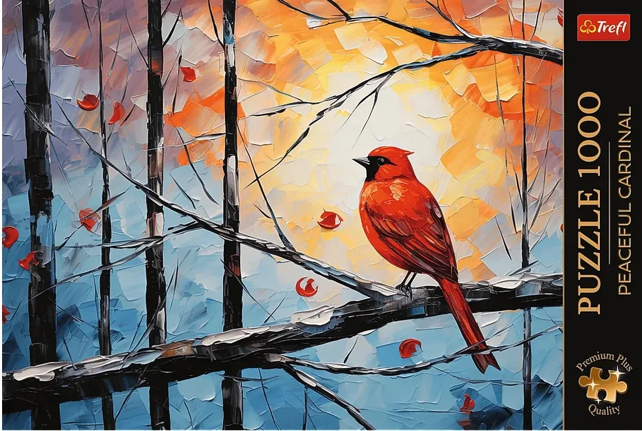 Trefl Premium Plus Peaceful Cardinal Birds