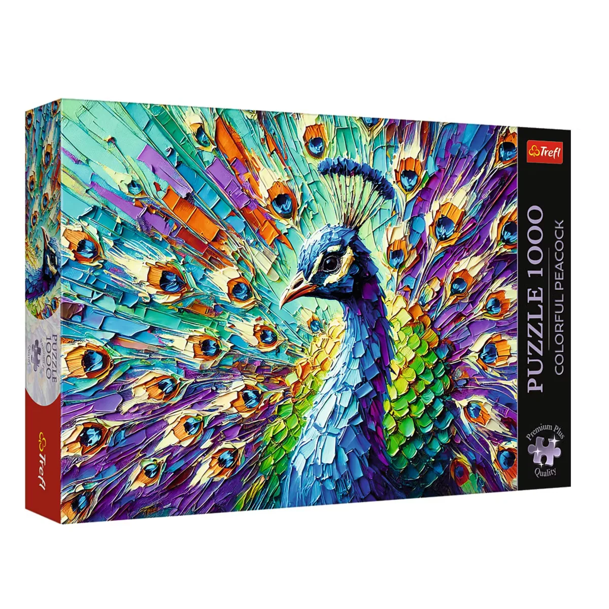 Trefl Premium Plus Colorful Peacock Birds