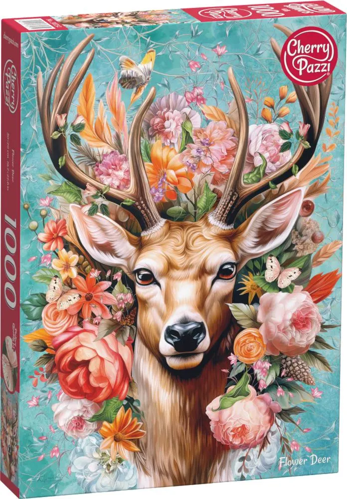 Flower Deer Animals