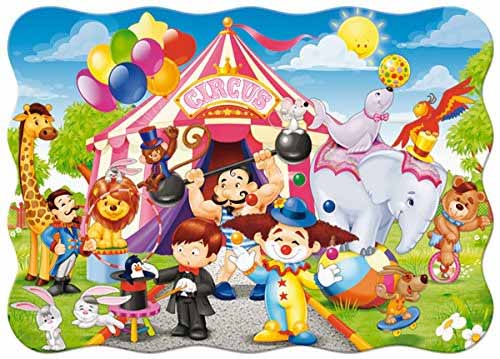 The Circus Carnival & Circus Shaped Puzzle