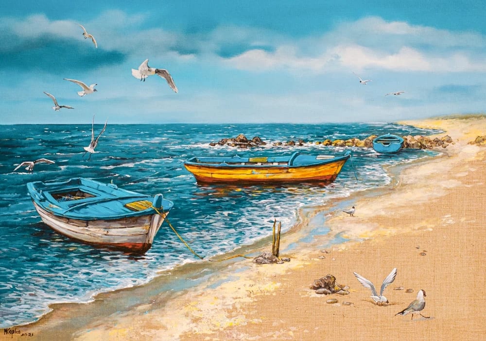 Morning at the Seaside, Art Collection