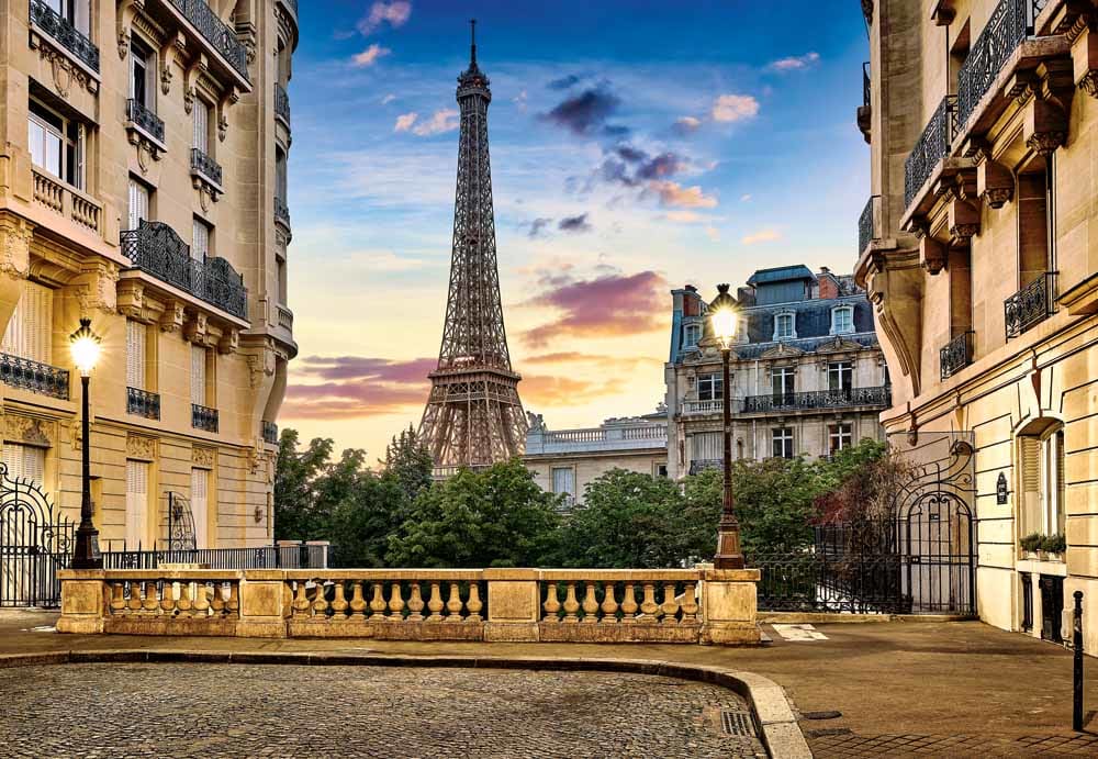 Walk in Paris at Sunset Landmarks & Monuments