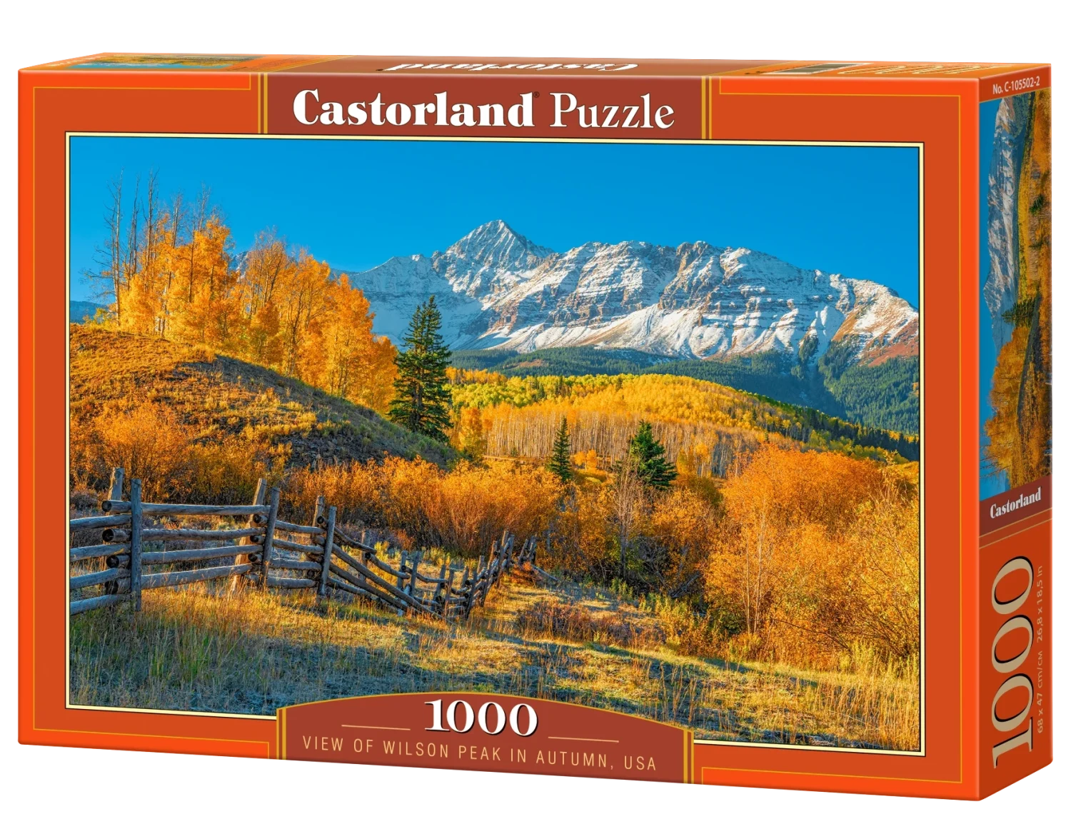 View Of Wilson Peak In Autumn, USA Fall