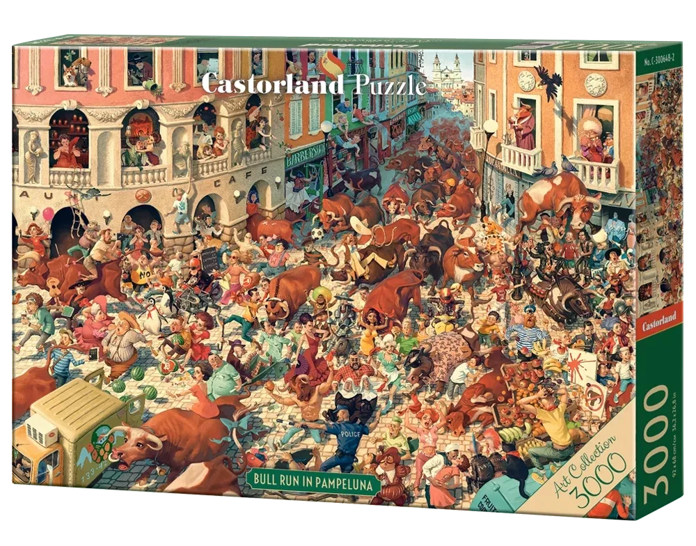 Bull Run in Pampeluna, Art Collection Celebration