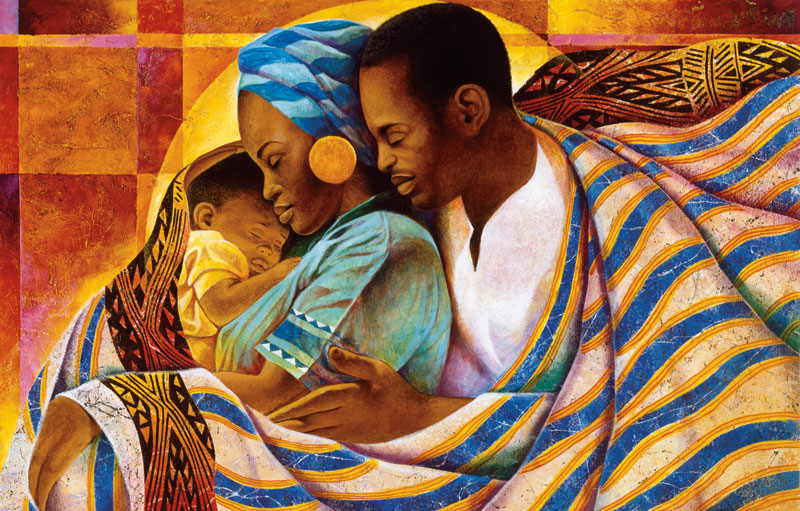 Precious Love People Of Color Jigsaw Puzzle