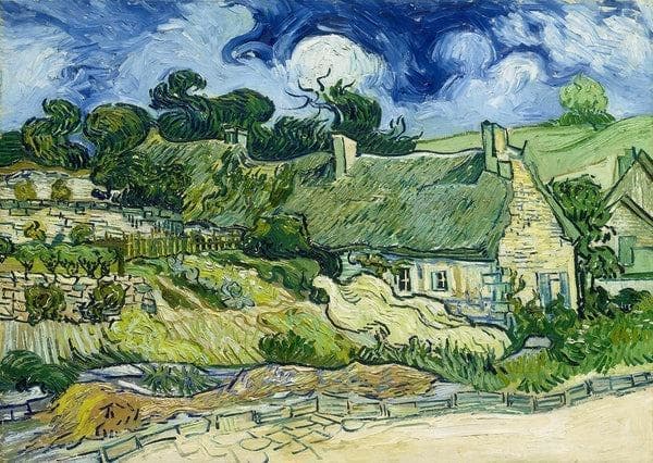 Van Gogh: Thatched Cottages at Cordeville Fine Art