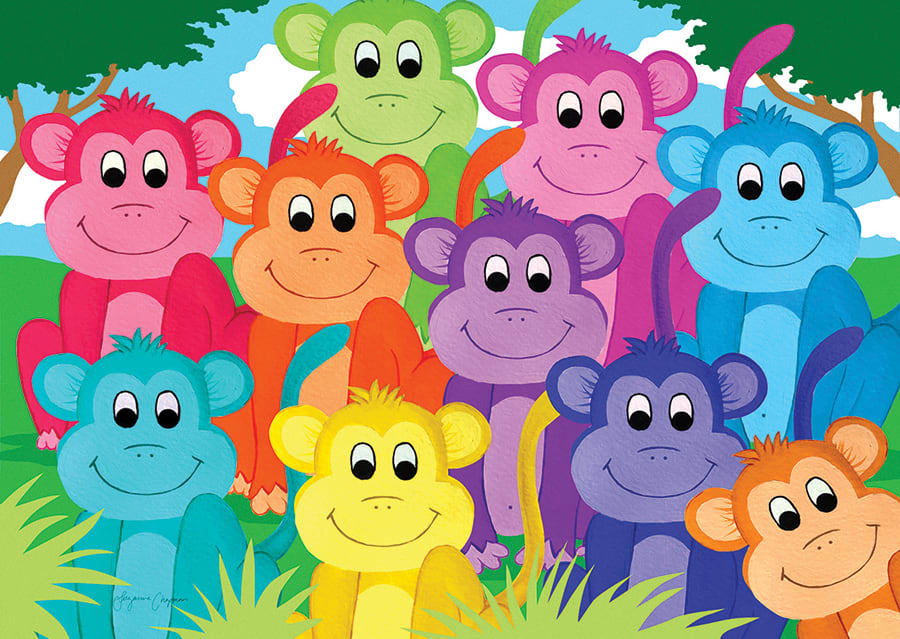 Rainbow Monkeys Animals