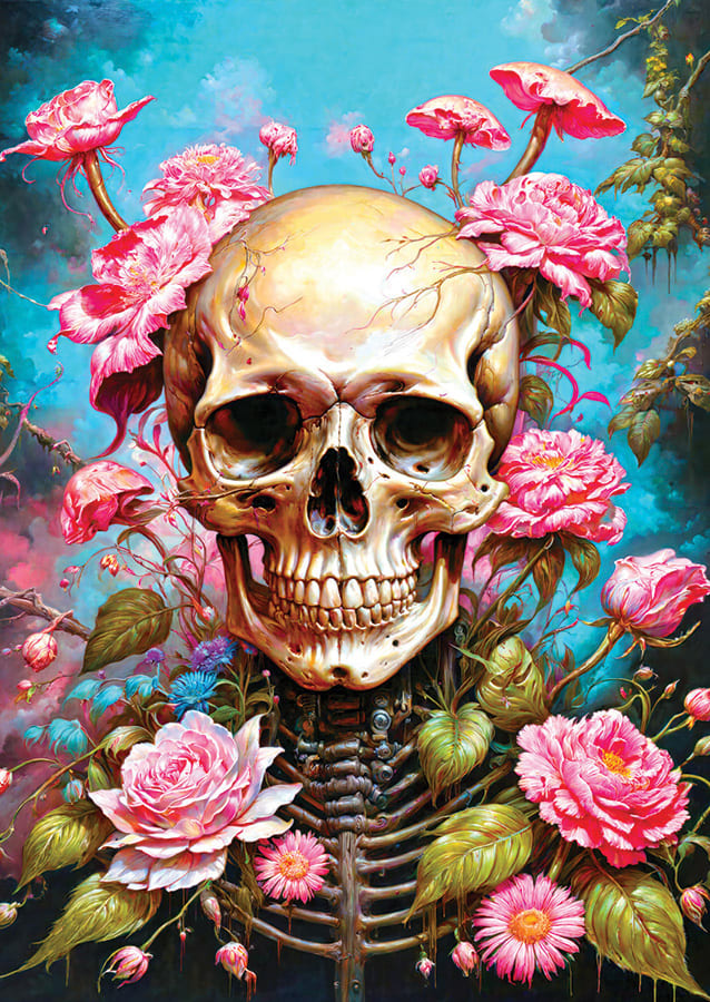 Garden Skeleton Flower & Garden