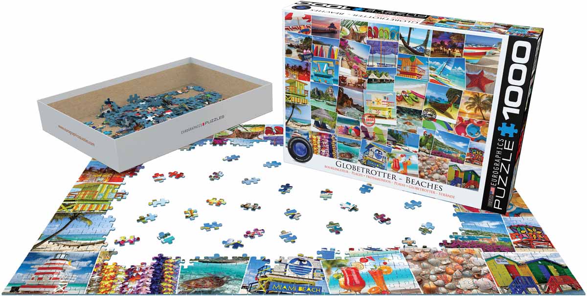 Beaches, 1000 Pieces, Eurographics | Serious Puzzles