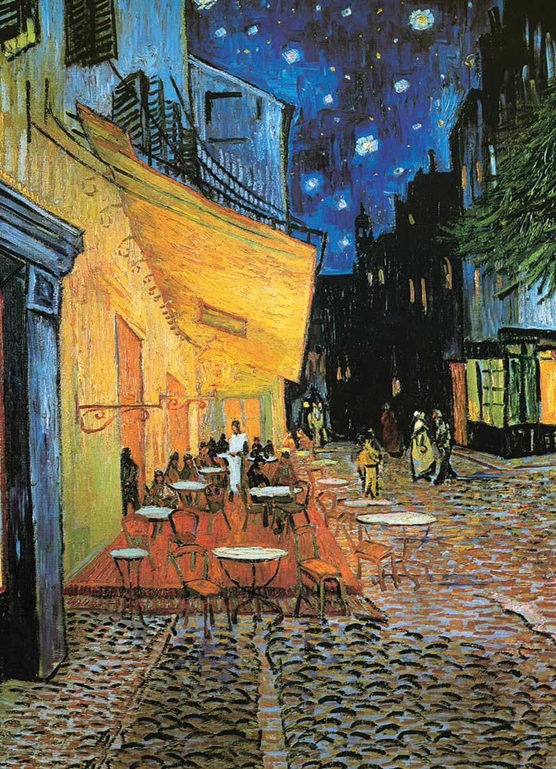Cafe at Night Fine Art