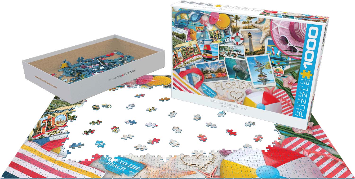 Beach Fun - Florida Beaches, 1000 Pieces, Eurographics 