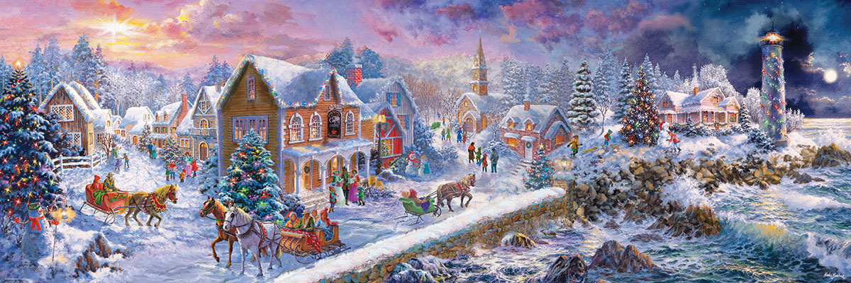 Holiday at the Seaside Christmas Jigsaw Puzzle