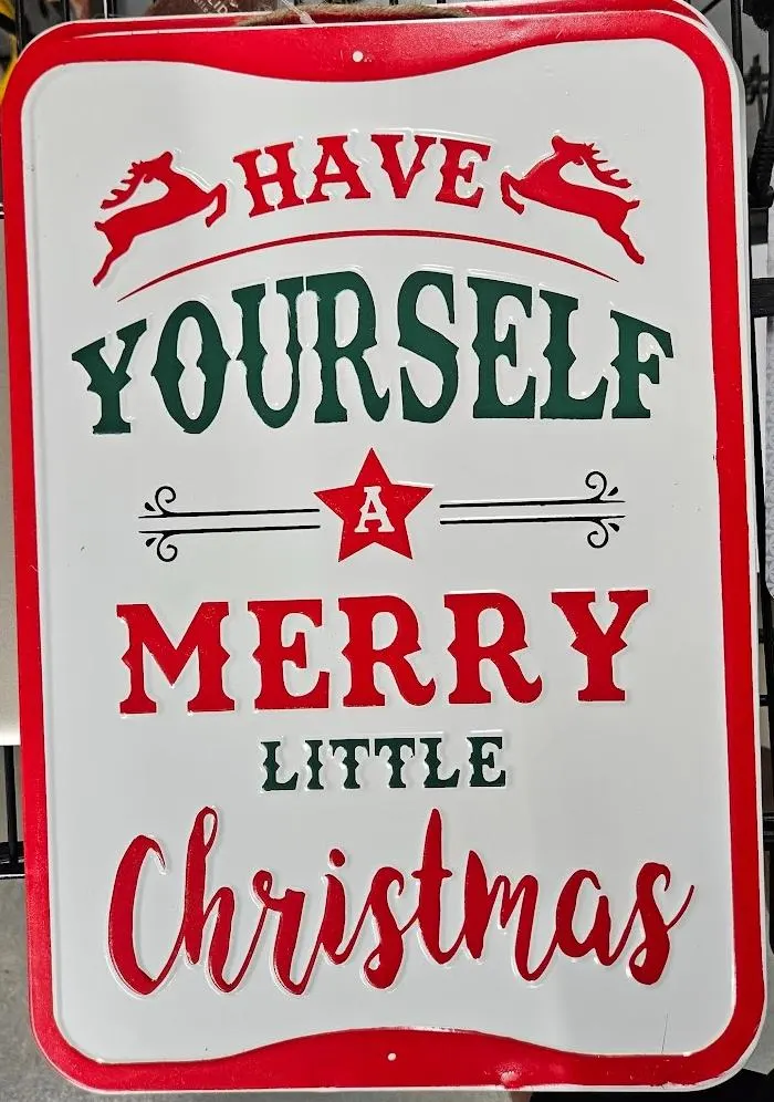 Have Yourself A Merry Little Christmas Sign - 12 X 16