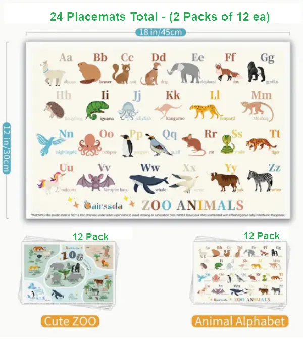 On The Go Placemats for Babies & Toddlers
