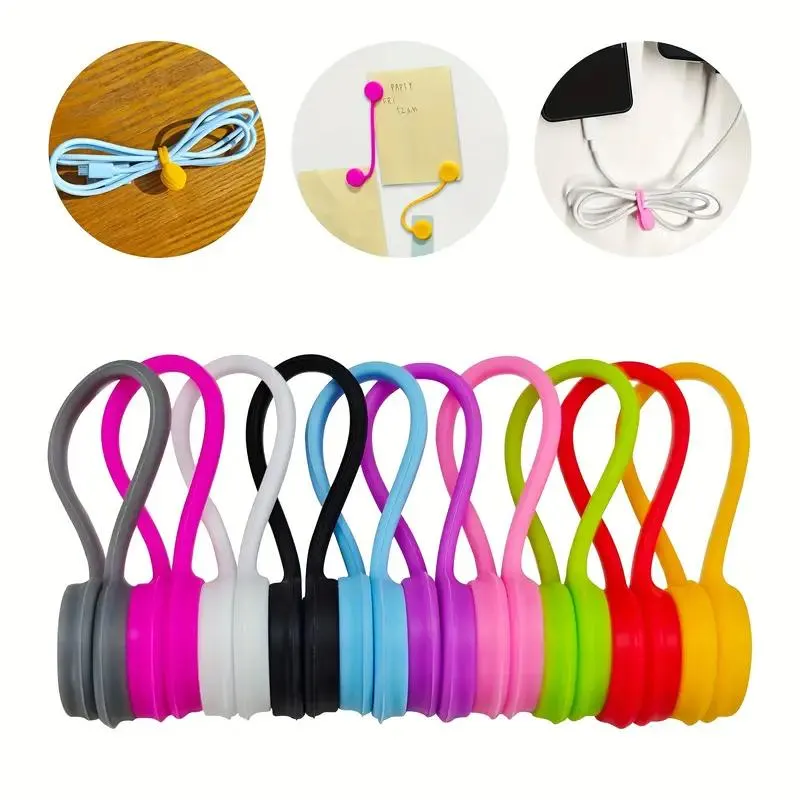 Magnetic Silicone Cable Ties