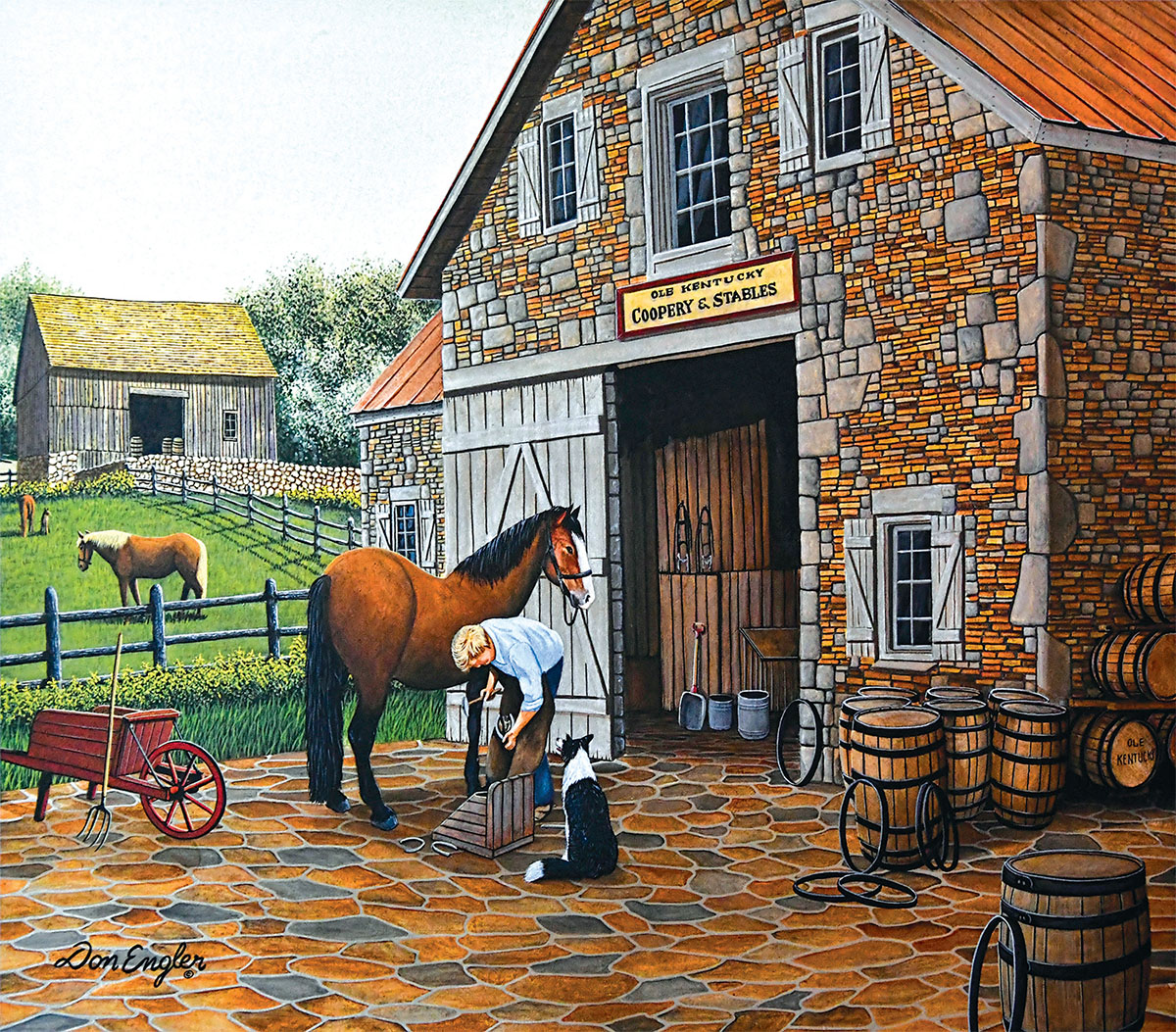 Coopery and Stables Farm Jigsaw Puzzle
