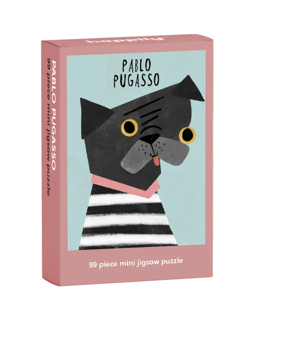 Pablo Pugcasso - 99 Piece Mini Puzzle Dogs