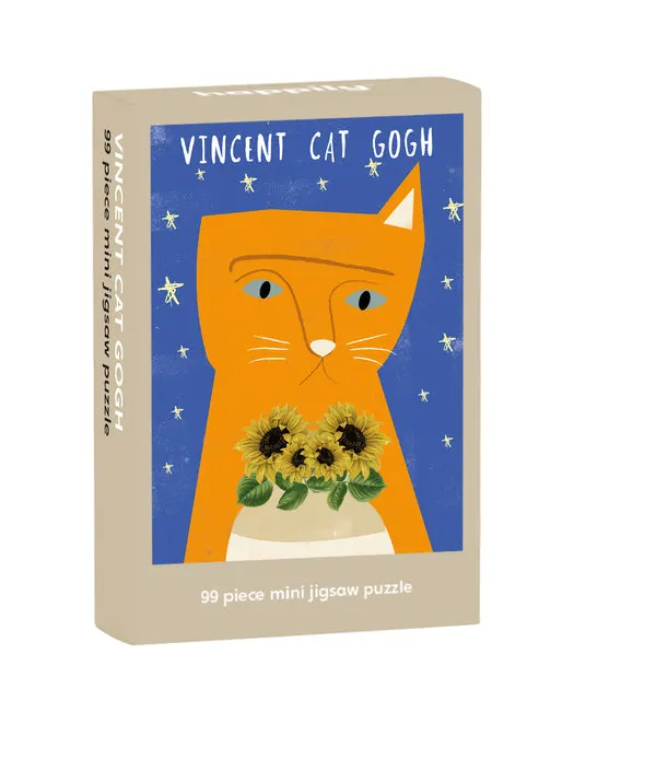 Vincent Cat Gogh - 99 Mini Puzzle Famous People