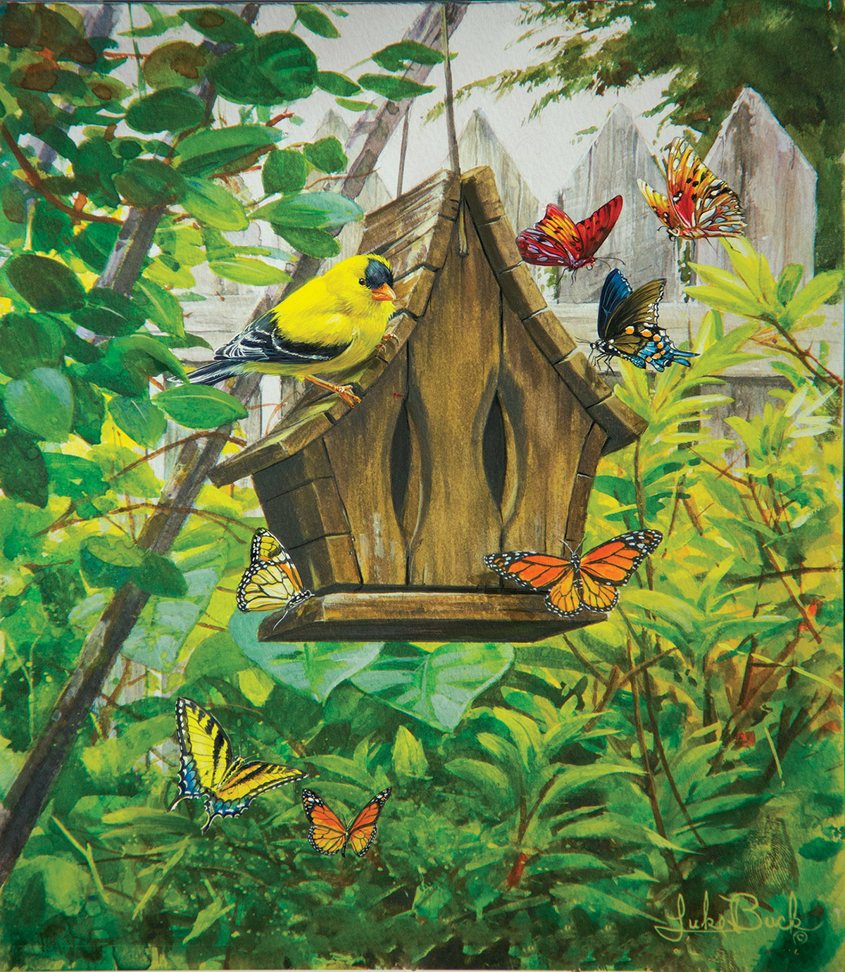 The Butterfly House Birds Jigsaw Puzzle