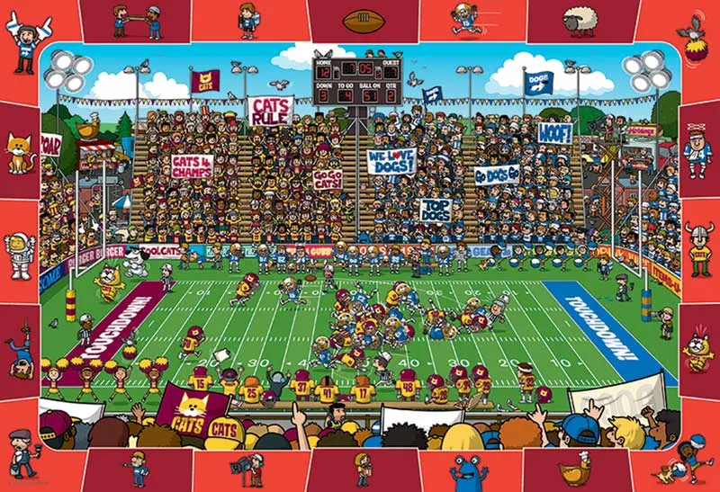 Football (Spot & Find) Humor
