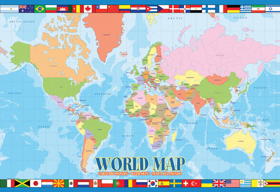 World Map - Scratch and Dent Educational