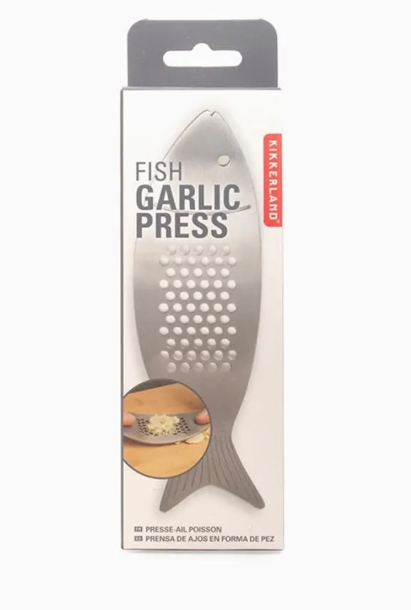 Fish Garlic Press