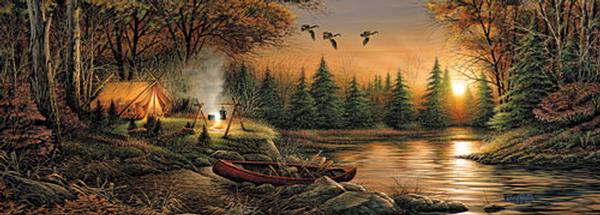 Evening Solitude - Panoramic Fall