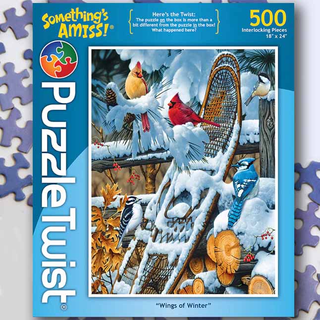 Wings of Winter - Something's Amiss! Birds Jigsaw Puzzle