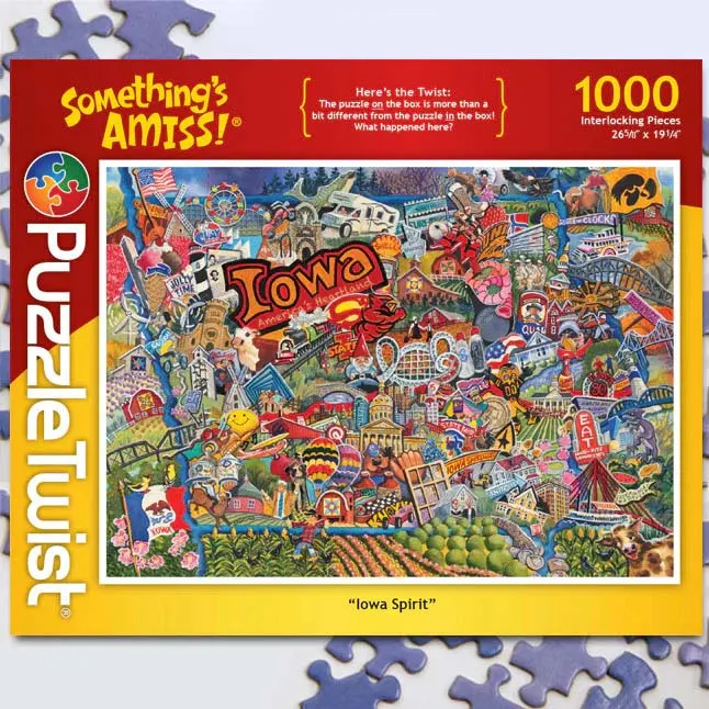 Iowa Spirit - Something's Amiss! Landmarks & Monuments