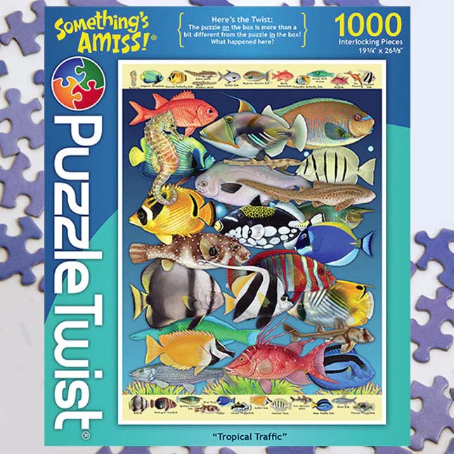 Tropical Traffic - Something's Amiss! Fish Jigsaw Puzzle