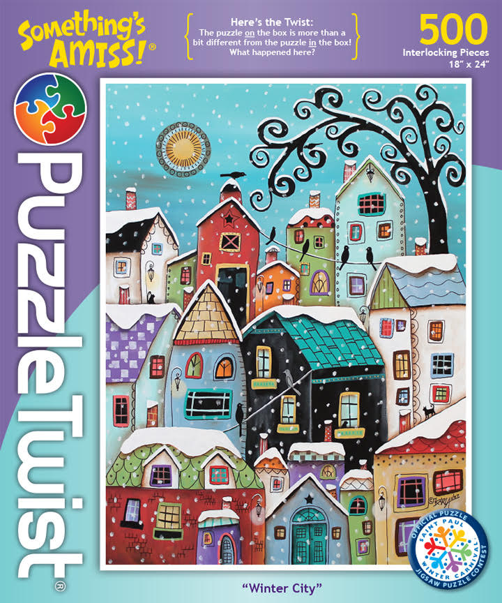 Winter City - Something's Amiss! Winter Jigsaw Puzzle