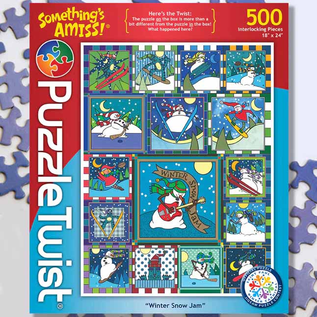 Winter Snow Jam - Something's Amiss! Winter Jigsaw Puzzle